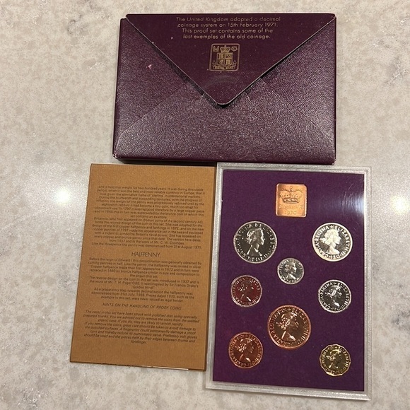1970 - 8 Coin Proof Set Coinage of Great Britain & Northern Ireland - Picture 4 of 6